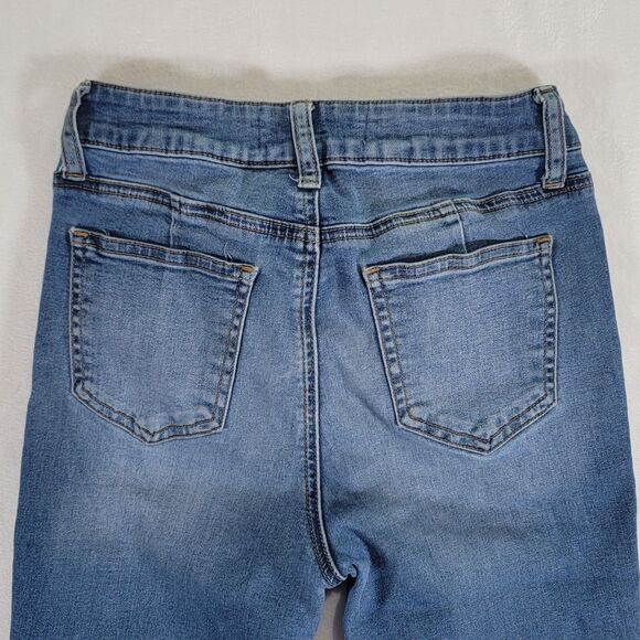 ASHLEY MASON Blue Skinny Girl's Junior Jeans Size 3 Dark Wash Stretch Denim - Picture 6 of 9